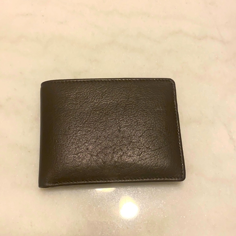 Perry Ellis brown wallet
